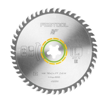 FESTOOL Feinzahn-Sägeblatt - 190x2,4 - FF W48  für CS 50 - Nr. 492050