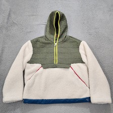 UGG Hoodie Womens Extra Small Iggy Sherpa Cozy Fleece Half Zip Pullover RTW