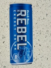 DUTCH BROS Coffee Sticker - Blue REBEL Energy Drink -  Can Shaped - RARE!