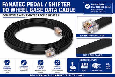 FANATEC CSL ELITE PEDALS BLACK CABLE