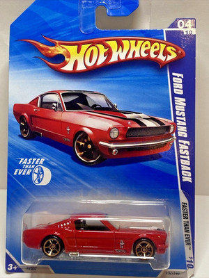 Hot Wheels Bundle/Pontiac/Lotus/Ford/Mustang - ALL RED - 4 Cars