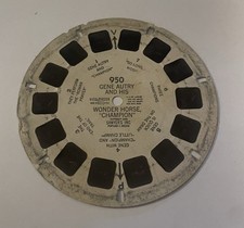 Vintage 1960s View Master Reel 959 Gene Autry and His Wonder Horse  Champion  