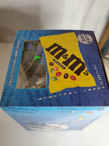 Blue M&M peanut Saxophone Player "Blue's Café" Candy Dispenser M&M VINTAGE - Picture 6 of 9