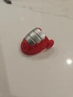 Vintage 1996 TMNT Muta Force Robomatic Raphael PLATED PAD shoulder #2 Rare Part