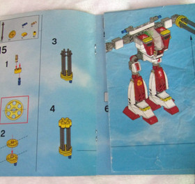 LEGO Exo-Force 8102 Blade Titan Almost Complete Instructions 2006 No Minifigure