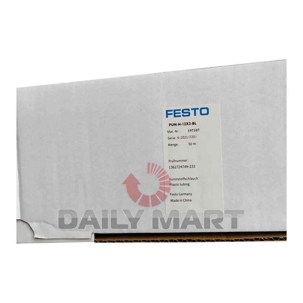 New In Box FESTO PUN-H-12X2-BL 197387 Pneumatic Tubing 50M