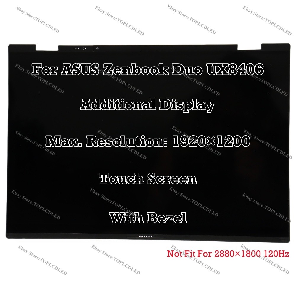 LCD Assembly ASUS Zenbook Duo UX8406CA-OLED-IG9724WT Additional Panel PanelPad