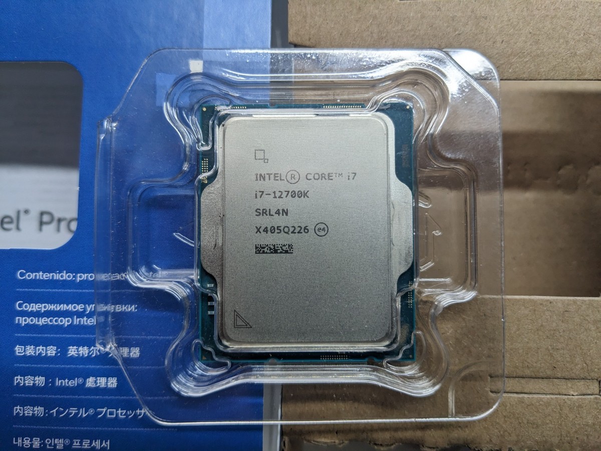 Intel Core i7-12700K Processor (12 Cores 20 Thread, LGA1700) Box