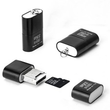 3 Pack Card Reader for Android,Micro SD to USB Adapter, 3 IN 1, Black