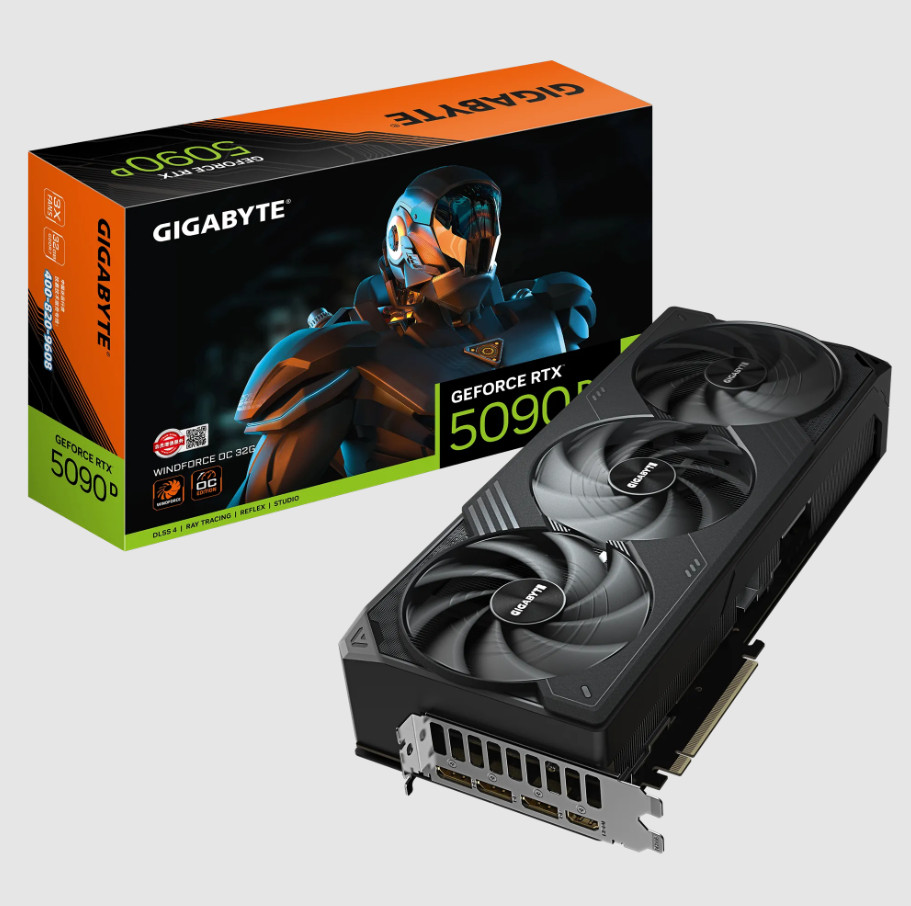 Gigabyte GeForce RTX 5090 D OC 32G GPU WINDFORCE Graphics Card-