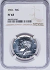 NGC PF-68 1964 Silver Kennedy Half Dollar