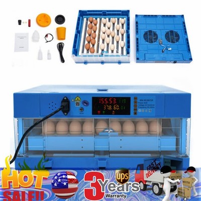 Digital Eggs Incubator Hatch Chicken Duck Egg Poultry Quail Turkey Auto-Turning