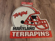 Maryland Terrapins American Football NFL Helmet Pennant Rare Vintage