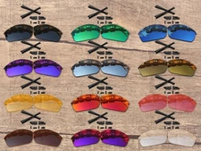 Vonxyz Polarized Replacement Lenses&Rubber Kit for-Oakley Flak Jacket-Options