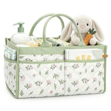 Baby Diaper Caddy Organizer   Stylish Storage Basket for Newborn Essentials, ...