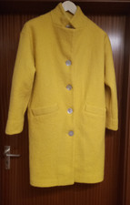 Woolmantel Gr.38   Sonnengelb  100 % Wolle Walk Wunderschön Sehr guter Zustand !