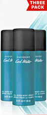 3 X  Davidoff Cool Water All Over Body Spray Deodorant for Men 150ml