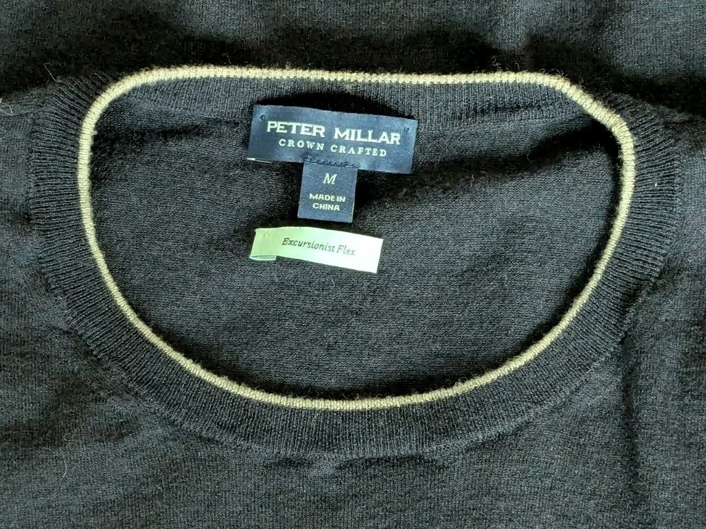 Peter Millar Navy Golf Excursionist Flex Merino W… - image 9