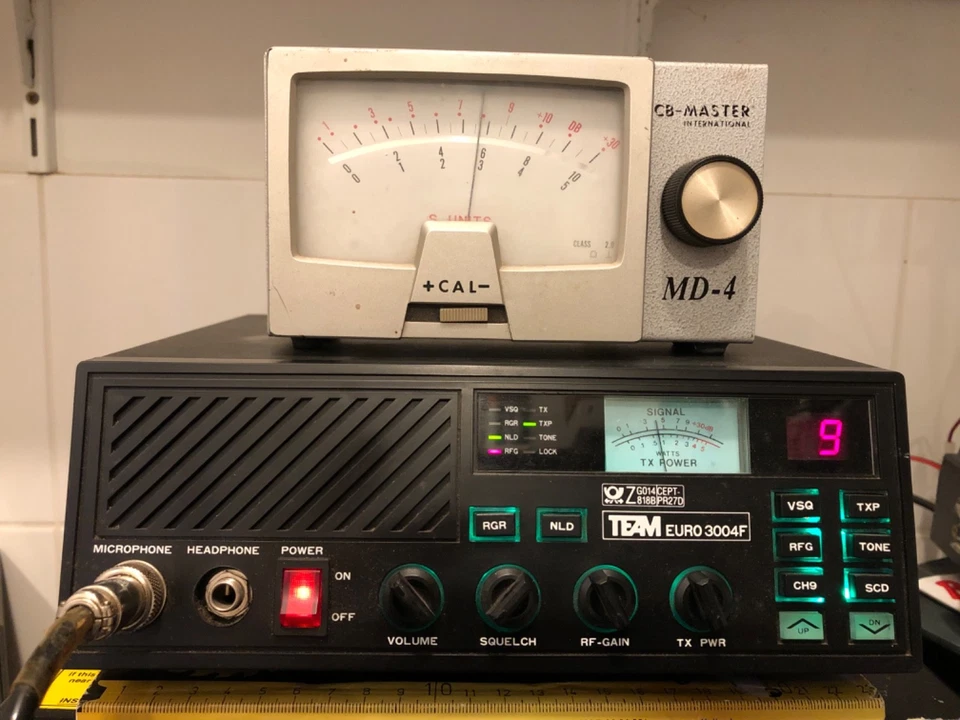 Team Euro 3004 F -GEPRÜFT- Heimstation mit Echo Mikrofon CB Funk Funkgerät  - Bild 2 von 4