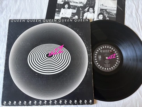Queen – Jazz LP w/ Inner (VG+) [1st US Press, Embossed] ELEKTRA
