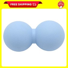 Hard Peanut Massage Ball, Double Lacrosse Ball. Deep Tissue Blue