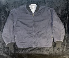 Workrite FR Jacket Men XL Black Nomex Flame Resistant Workwear Bomber Coat