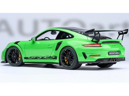 PORSCHE 911 (991.2) GT3 RS WEISSACH PACKAGE LIZARD GREEN 1/18 BY AUTOART 78179 - Picture 9 of 14