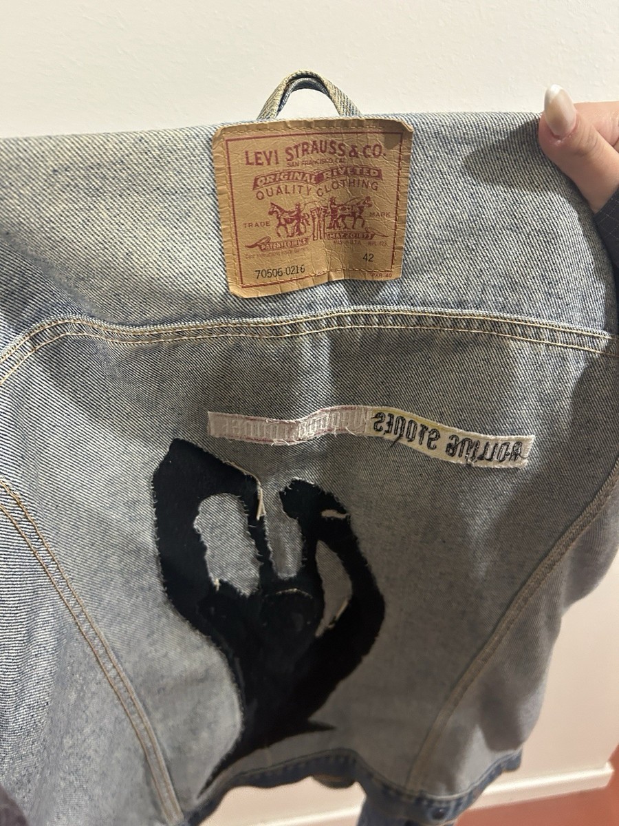 90s Rolling Stones x Levi's denim jacket VOODOO LOUNGE Good