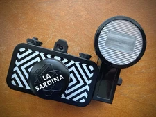 Lomography La Sardina Domino Camera w/ Flash Works Great !!! Rare!