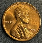 1955 S Red BU Wheat Cent – Brilliant Uncirculated