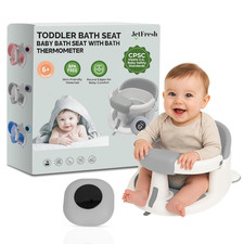 Baby Bath Seat for Babies 6 Months  up with Floating Temperature Device as Gift