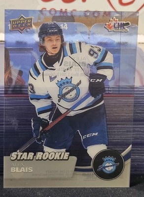 21-22 UD CHL Alex Blais Clear Cut Star Rookies     Chicoutimi Sagueneen's 