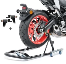 Motorcycle Dolly Rear Paddock Stand ConStands Mover Universal black