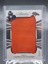 COURTLAND SUTTON 2025 FLAWLESS DOWN & DIRTY GAME USED /25 PATCH BRONCOS Q5454