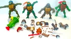 VTG 29 Pc TEENAGE MUTANT NINJA TURTLES (TMNT) FIGURINES & ACCESSORIES 2003