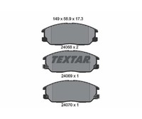 Textar Bremsbelagsatz FüR Kia Sorento I 1 JC 2.4 2.5 3.3 3.5 3.8 Bremse Vorne