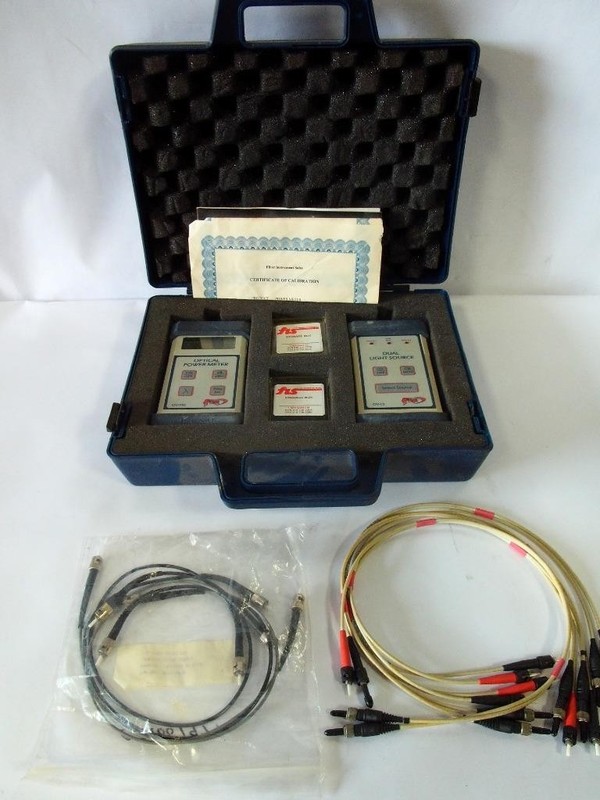 FIS OV-LS Optical Light Source & OV-PM Optical Power Meter in case