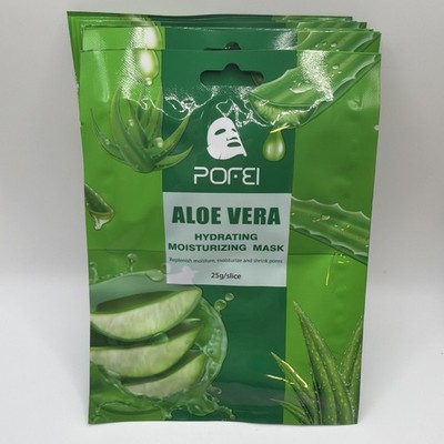 10-Pack Aloe Vera Hydrating Face Masks Skincare, 1 Count (Pack of 10)