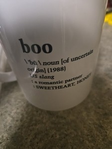Boo Definition Mug From Merriam Webster