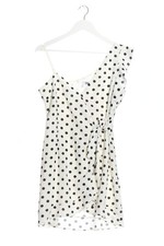 ABOUT YOU Abito avvolgente Donna Abito Taglia IT 42 bianco-nero stile casual