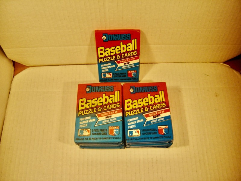 1989 Donruss Baseball "11"   Wax Packs -Many Stars & Rookies ? Sealed