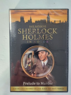 SHERLOCK HOLMES DVD PRELUDE TO MURDER BASIL RATHBONE IN COLOR NEW & SEALED