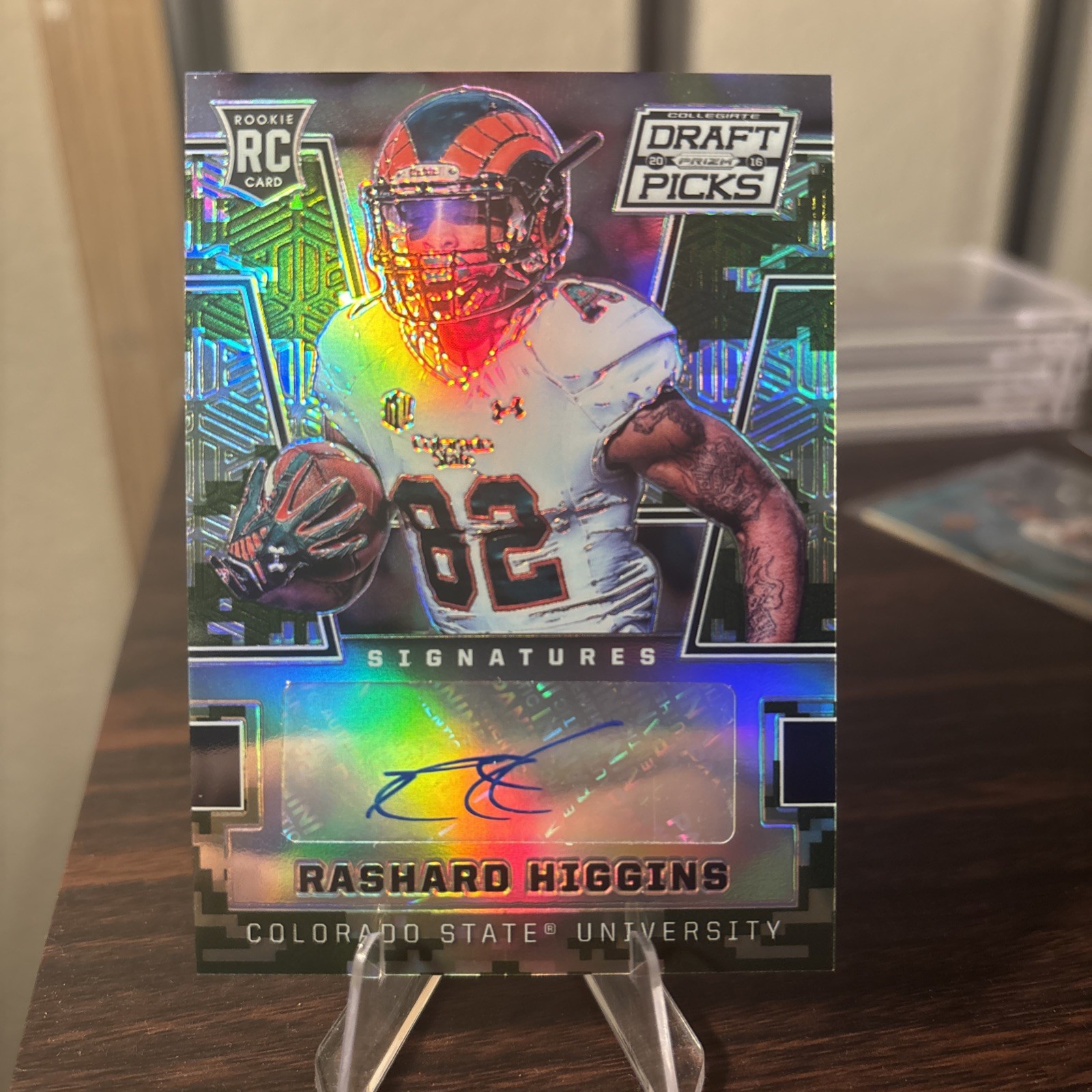Rashard Higgins Panini Prizm Collegiate Draft Picks #119 Autograph-Camo