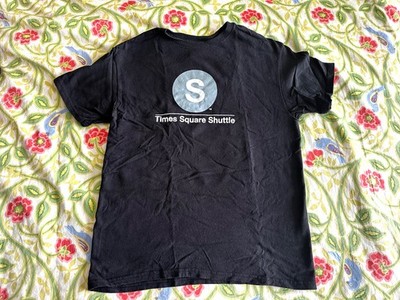 NYC SUBWAY LINE S Train Time Square Shuttle Youth Medium Boys Girls Black