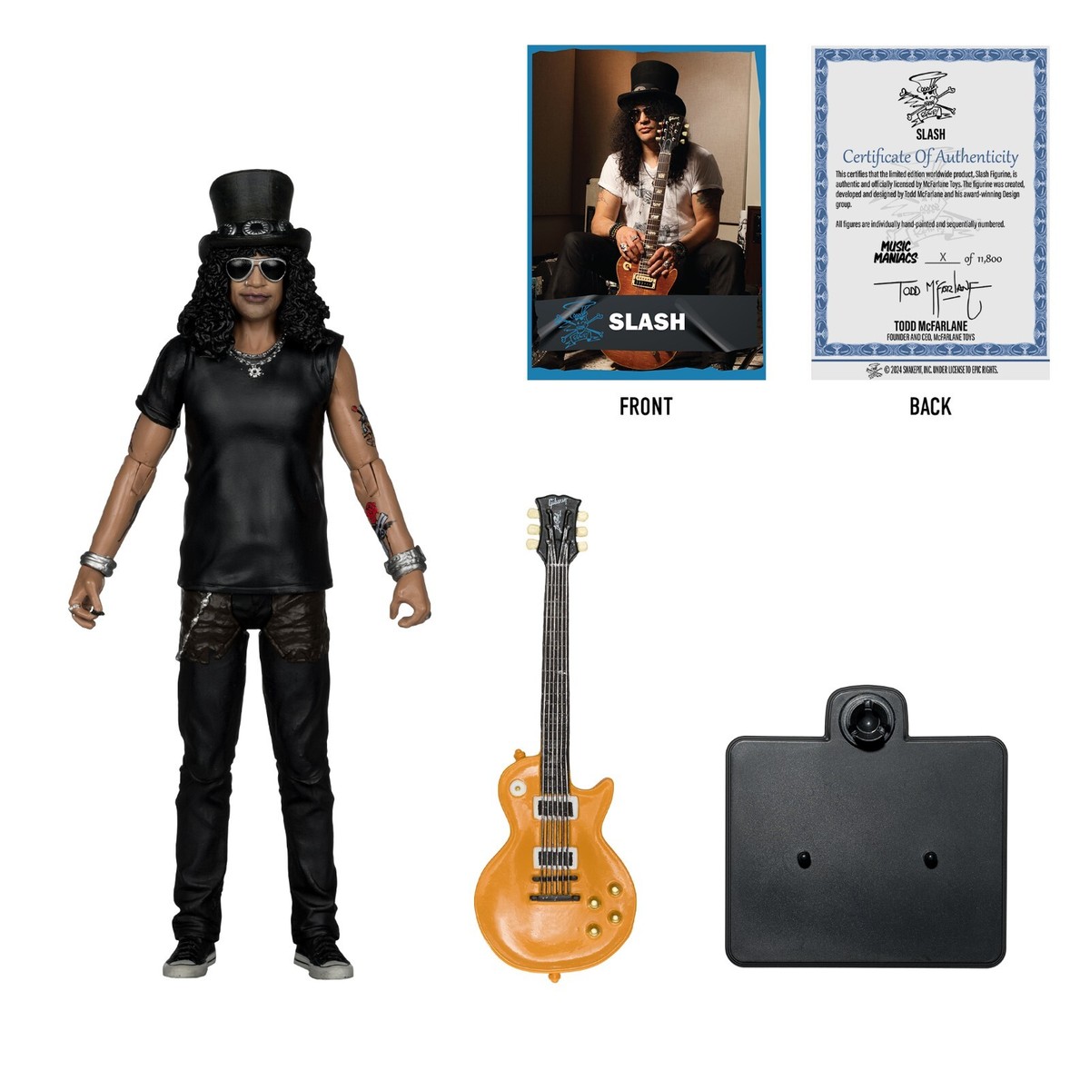 Music Maniacs Metal Wave 3 Guns N Roses Slash 6In Figure Mcfarlane