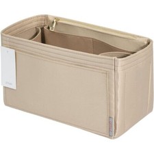 Purse Organizer Insert For Handbags/Purse and More With Zipper, Small, Silky