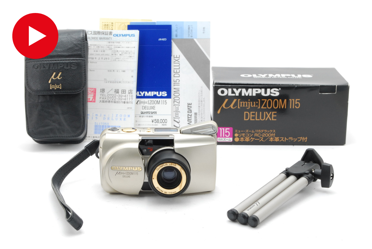 【完動品】OLIMPUS μ [mju：] ZOOM 115 DELUXE Olympus Mju Zoom 115 Deluxe – SHOWA