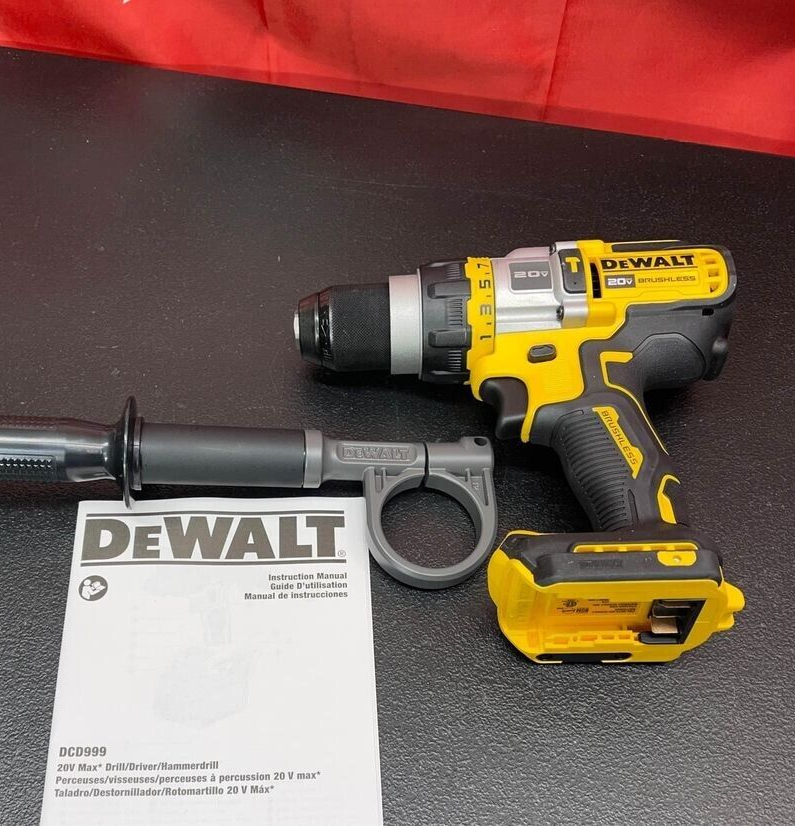 DEWALT DCD999B 20V MAX FLEXVOLT Brushless Cordless 3-Speed 1/2-in