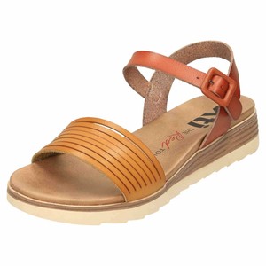 comfy low wedge sandals