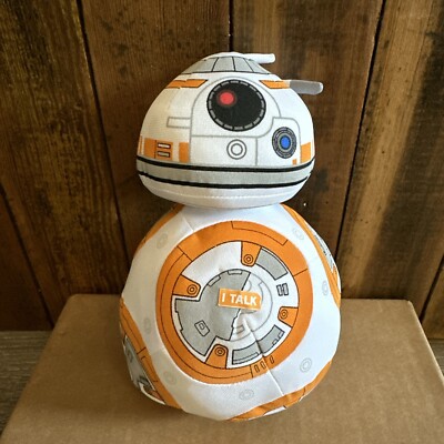Star Wars BB-8 TALKING Plush Doll 8'' Stuffed Droid Robot Movie Sounds - WORKS